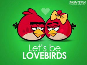 Angry Birds Валентинка