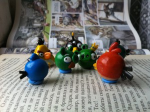 Брелки Angry Birds: В осаде - ещё раз