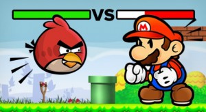 Angry Birds против Марио