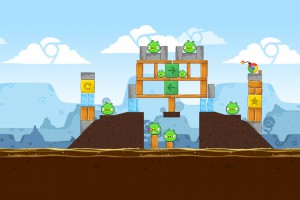 Angry Birds Chrome - Уровень Dimension №5