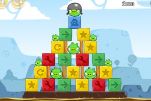 Angry Birds Chrome - Уровень Dimension №6