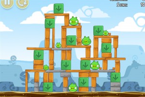 Angry Birds Chrome - Уровень Dimension №7