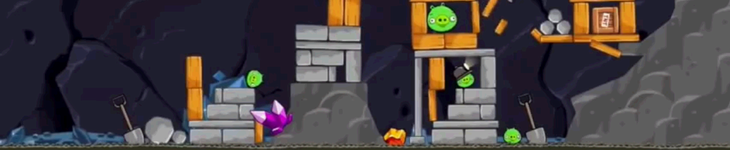 Angry Birds Mine and Dine Gameplay Трейлер