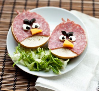 Бутерброды Angry Birds