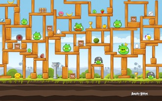 Официальные обои Angry Birds Уровень