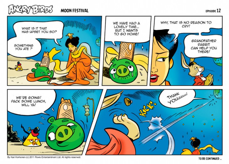 Комикс Angry Birds: Moon Festival - Часть 12