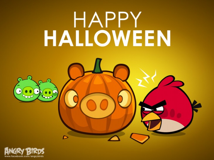Facebook-карточка "Хорошего Хэллоуина"