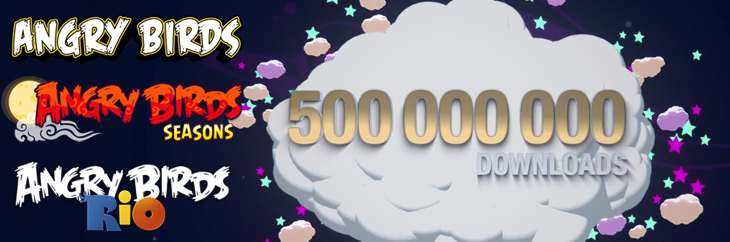 Angry Birds скачали 500.000.000 раз