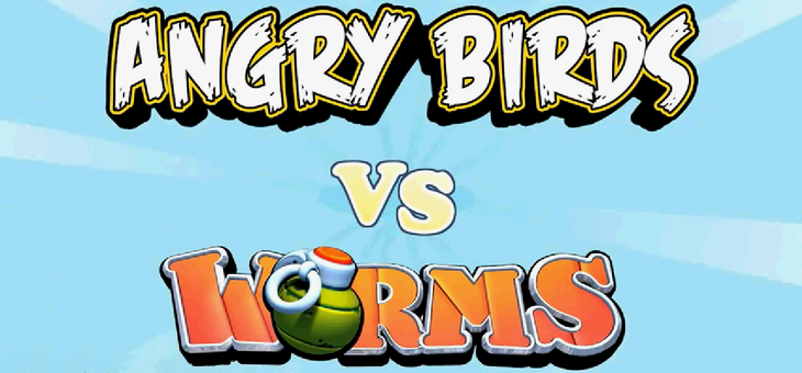 Angry Birds против Worms