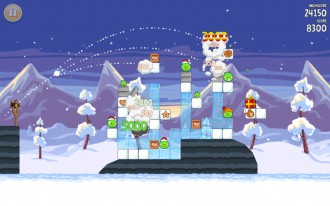 Angry Birds Seasons Wreck the Halls - Один из уровней