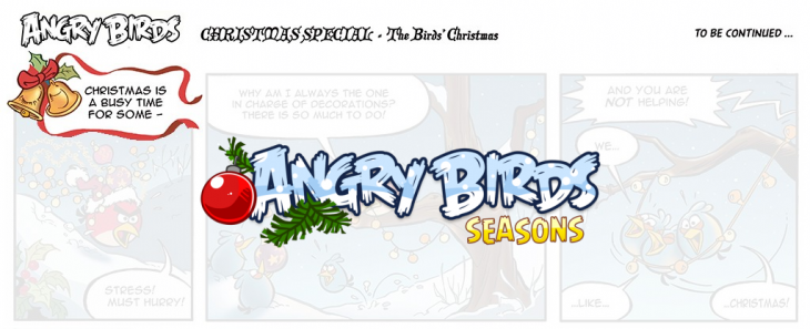 Комикс Angry Birds: The Birds's Christmas