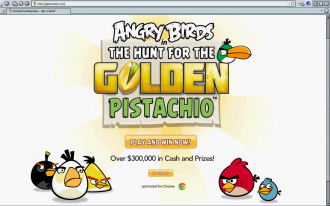 Angry Birds в игре "В поисках Золотой Фисташки" на Getcrackin.com