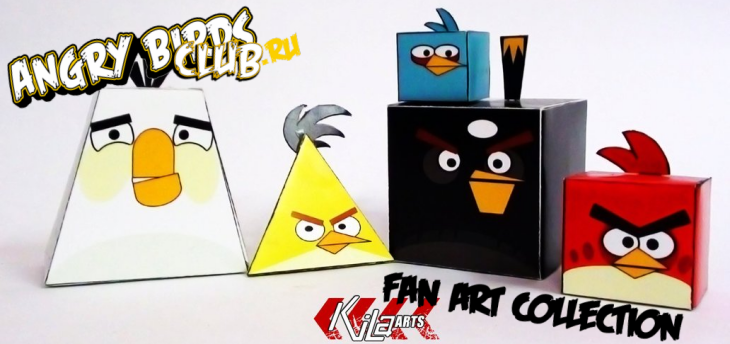 Коллекция фан-арт Angry Birds Club - Часть 3
