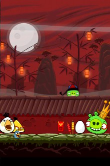 Обои Angry Birds Seasons Year of the Dragon на iPhone