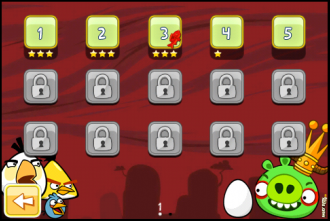 Angry Birds Seasons: Year of the Dragon - выбор уровня