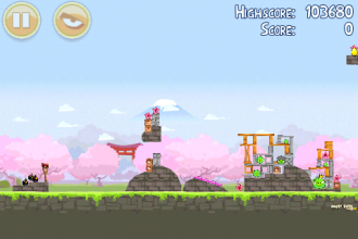 Angry Birds Seasons - Cherry Blossom - Уровень 15