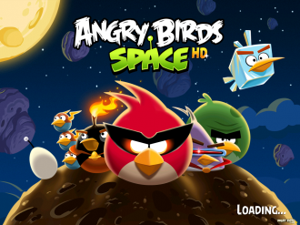 Angry Birds Space - Экран загрузки