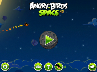 Angry Birds Space - Главное меню