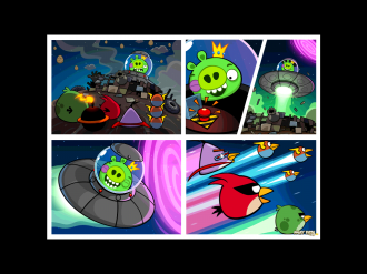 Angry Birds Space - Комиксы в игре - Победа 1 эпизода