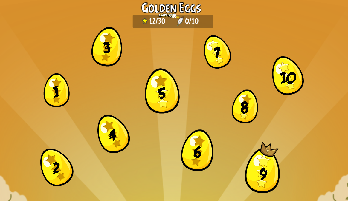 Angry Birds Facebook - Руководство по Золотым Яйцам.