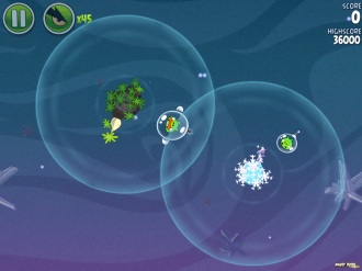 Angry Birds Space Fry Me to the Moon Уровень 3-1