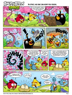 Комикс Angry Birds Space: Часть 1