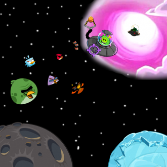 Обои Angry Birds Space Wallpaper для iPad от Mr. Green
