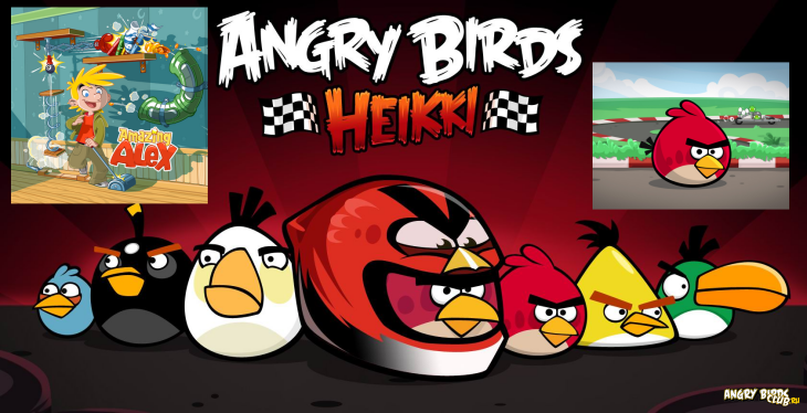 Обои Angry Birds Heikki и Amazing Alex