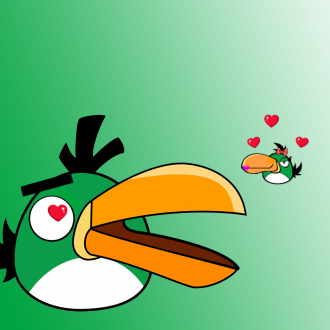 Обои Angry Birds Wallpaper для iPad от Mr.Green - Два тукана