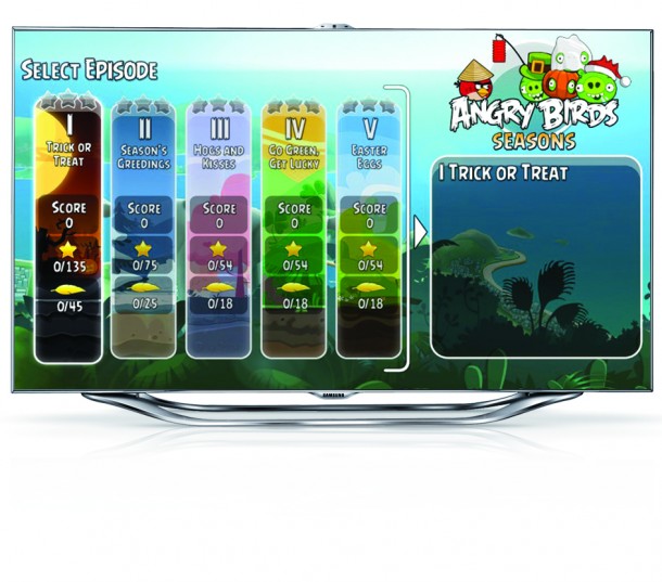 Angry Birds Smart TV - Выбор эпизода