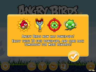 Обновление Angry Birds Original: Анонс Активаторов Power-Ups