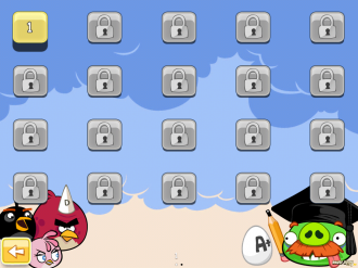 Angry Birds Seasons - Back to School: Выбор уровня