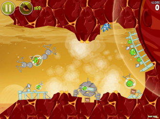 Angry Birds Space - Red Planet: Уровень 5-20