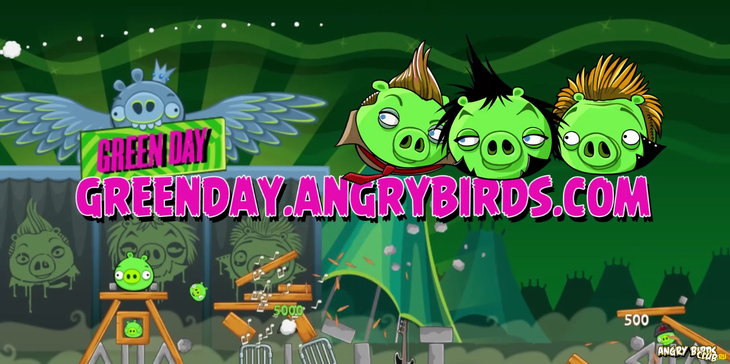 Вышла Angry Birds Green Day