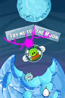 Angry Birds Space обои Fry Me to the Moon от Mr.Green