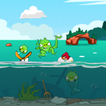 Angry Birds обои на iPad - Свинлантида - от Mr.Green