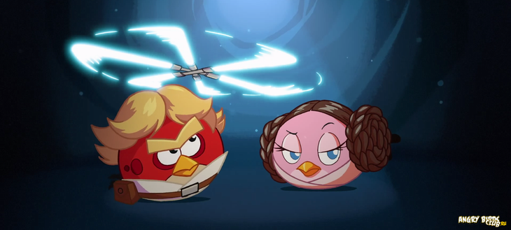 Angry Birds Star Wars: Люк и Лея демонстрируют игровой процесс
