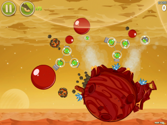 Angry Birds Space - Red Planet: Уровень 5-22