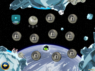 Angry Birds Star Wars - Hoth: Выбор уровня