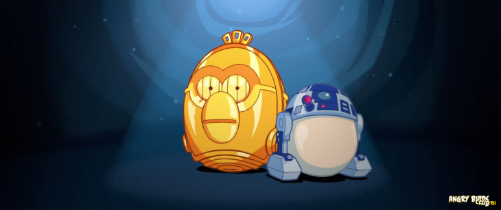 Angry Birds Star Wars: R2-D2 и C-3PO демонстрируют игровой процесс