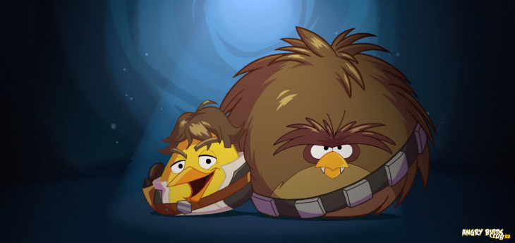 Angry Birds Star Wars: Хан Соло и Чубакка демонстрируют игровой процесс