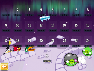 Angry Birds Seasons - Winter Wonderham: Выбор Уровня