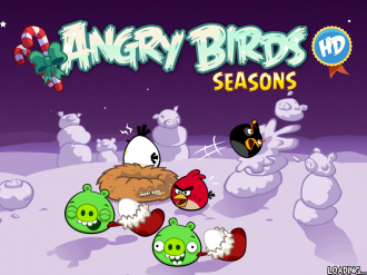 Angry Birds Seasons - Winter Wonderham: Загрузка