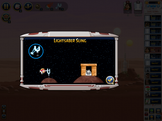 Angry Birds Star Wars Facebook: Lightsaber Sling