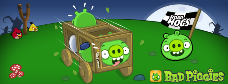 Bad Piggies обновилась: режим Road Hogs и конец Полётов в Ночи