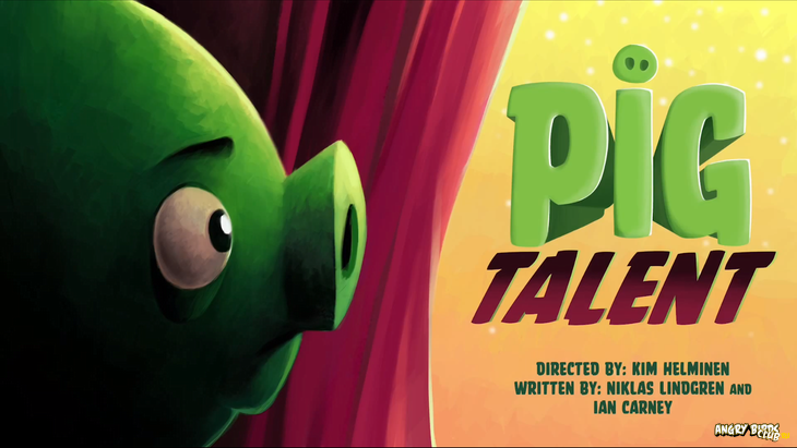 Тизер Angry Birds Toons Pig Talent