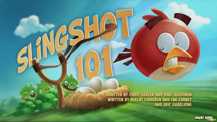 Тизер Angry Birds Toons Slingshot 101