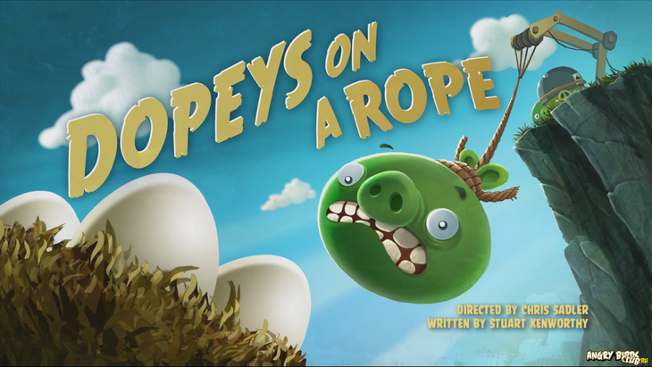 Тизер Angry Birds Toons 14 Dopeys On a Rope