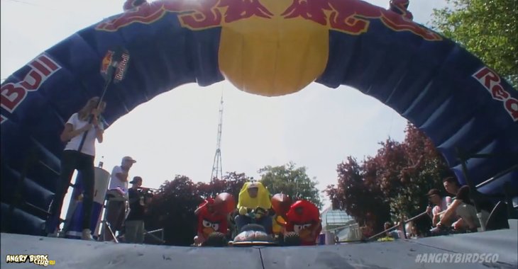 Angry Birds Go! Тизер от RedBull