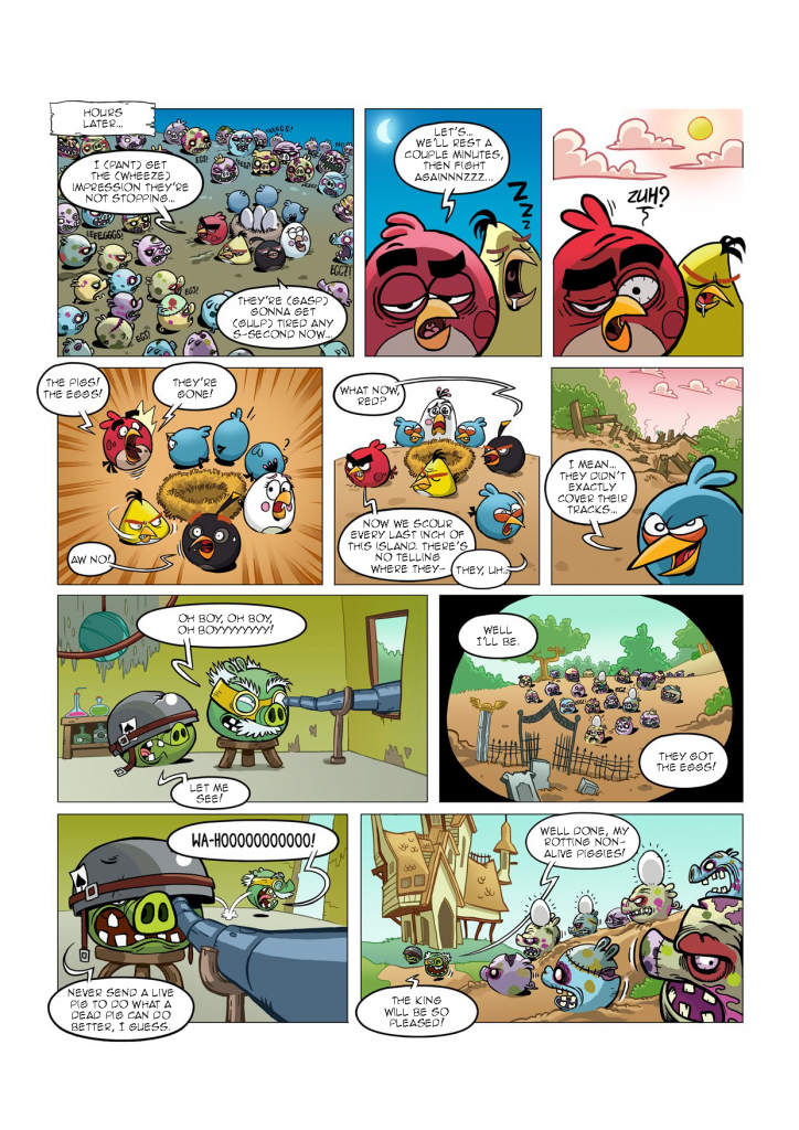 Комикс Angry Birds: Night of The Living Zigs - Часть 6